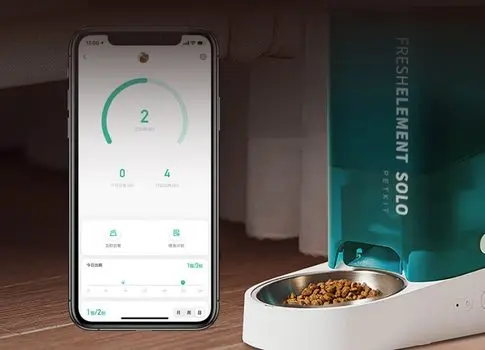 Automata etető Petkit Fresh Element Solo mobil app