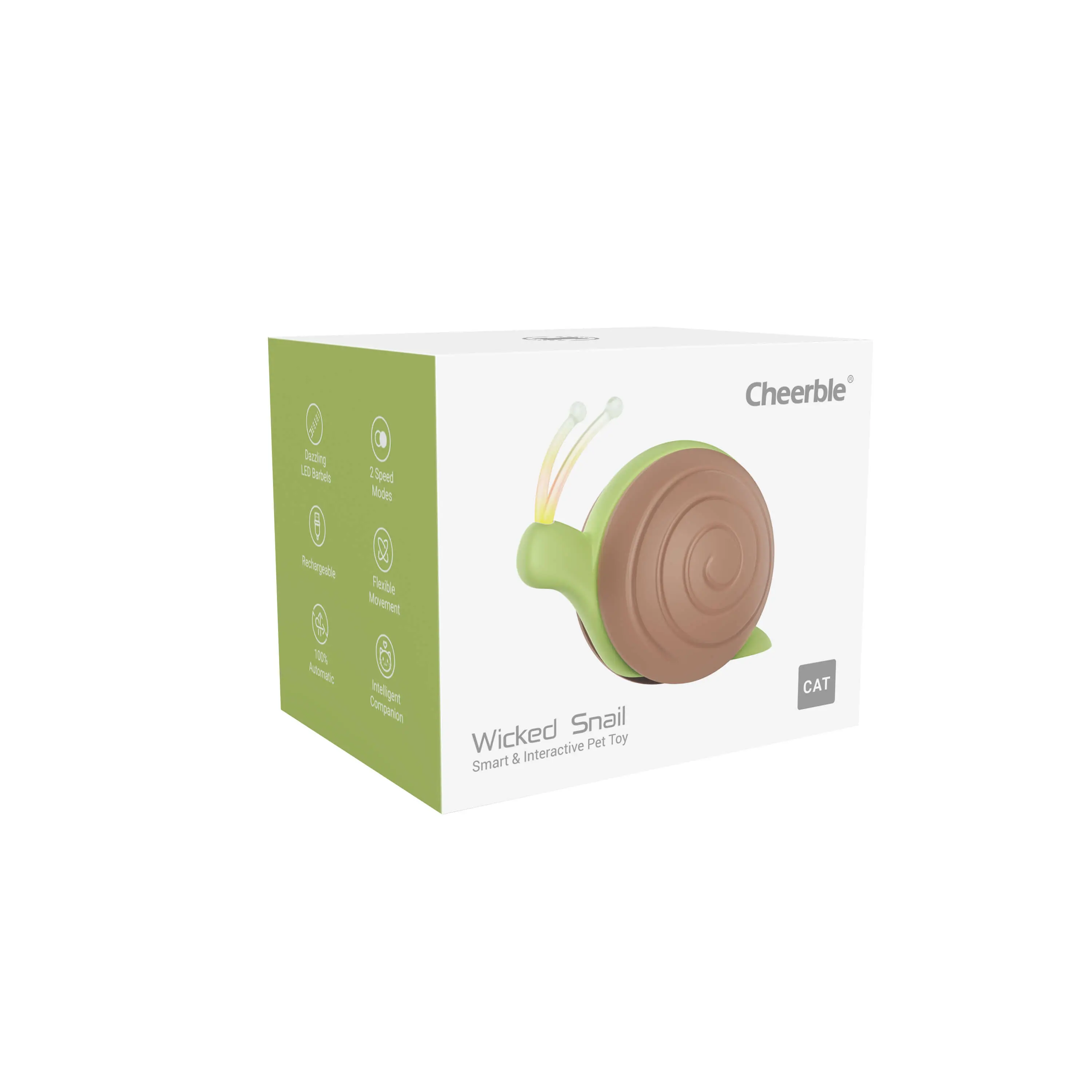 Cheerble Wicked Snail Interaktív macskajáték
